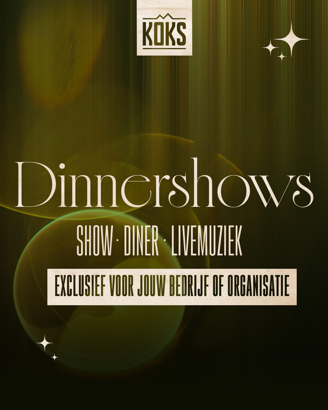 dinnershow bedrijven